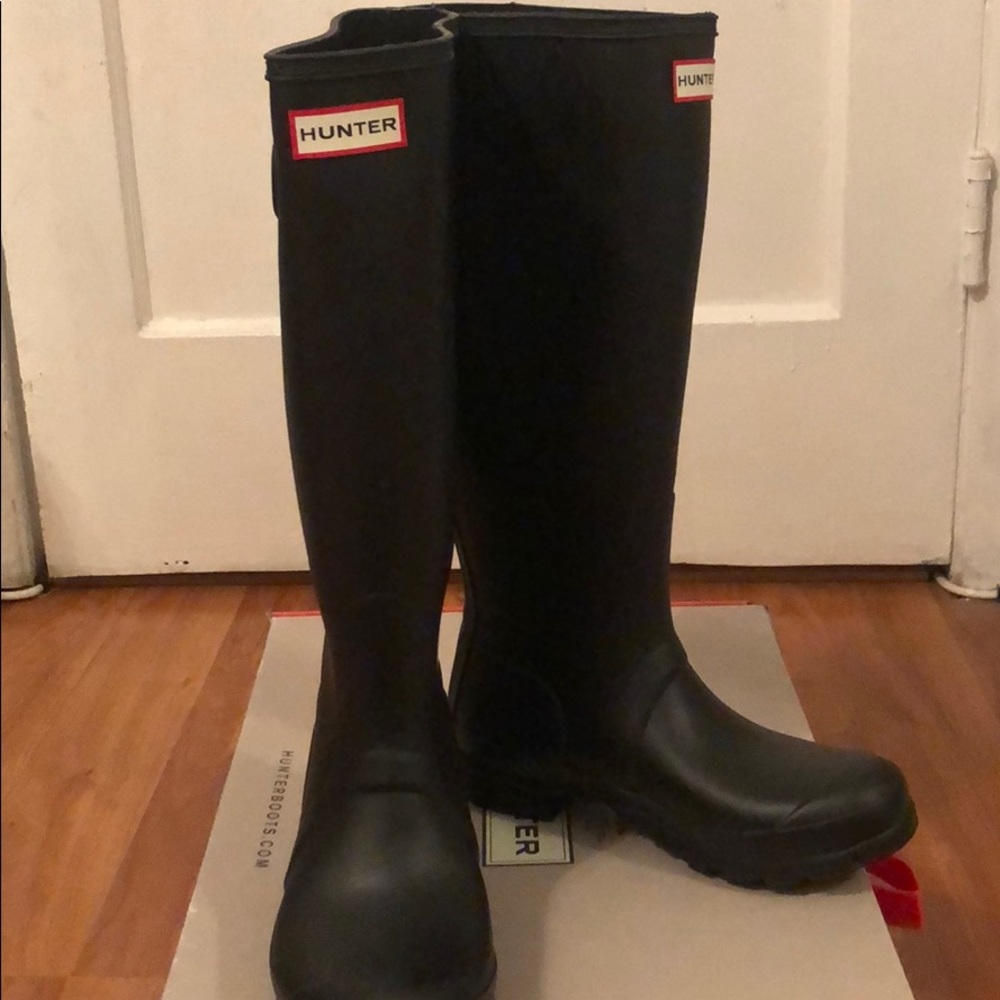Hunter tall rain boots